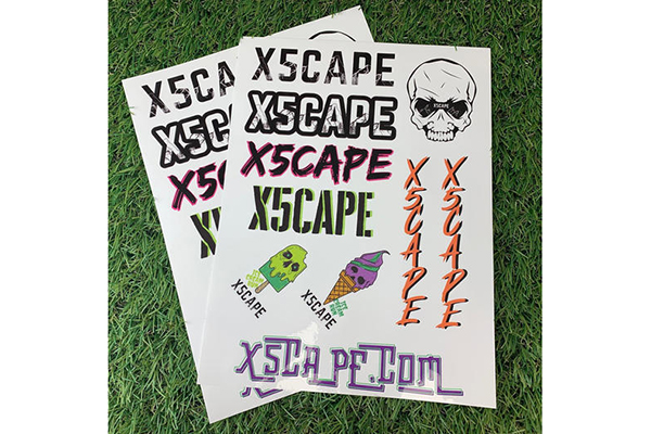 Free X5CAPE Sticker Sheet